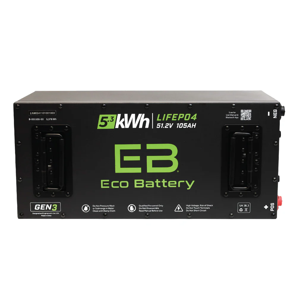 51V 105Ah Skinny Eco Battery Bundle for Venom golf carts - Image 2