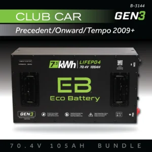 70v 105ah Eco Battery Bundle for Club Car Precedent (09+)