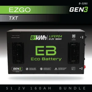 51v 160ah Eco Battery Bundle for EZGO TXT