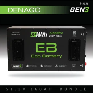 51V 160AH Eco Battery Bundle for Denago golf carts