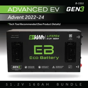 51v 160ah Eco Battery Bundle for Advanced EV Advent 2022-2024