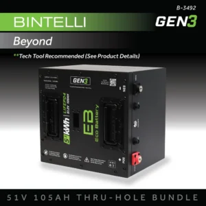 51V 105AH Thru-Hole Eco Battery Bundle for Bintelli Beyond