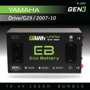 70v 105ah Eco Battery Bundle for Yamaha Drive/G29 (2007-2010)