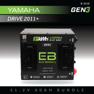 51V 60Ah Eco Battery Bundle for Yamaha Drive 2011+