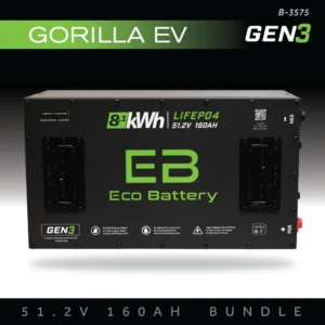 51V 160Ah Eco Battery Bundle for Gorilla golf carts