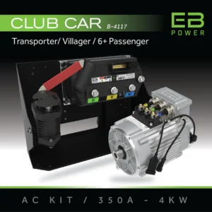 EB Power AC Kit / 350A + 4kW / Club Car Transporter/Villager / 6+ Passenger