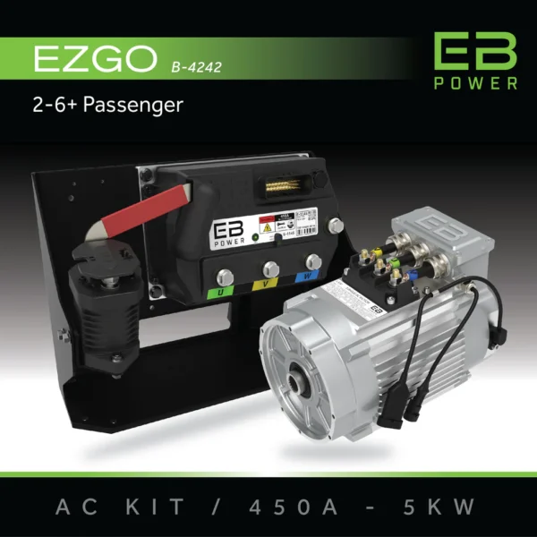 EB Power AC Kit / 450A + 5kW / EZGO / 2-6+ Passenger - CreativeCartz