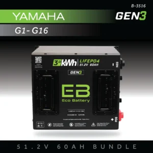 51V 60AH Battery Bundle / Yamaha G1-G16