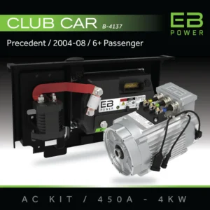 EB Power AC Kit / 450A + 4kW / Club Car Precedent / 2004-08 / 6+ Passenger