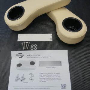 SGC Armrest Cushions (Pair) w/ Cup Holders for Rear Seat Kits