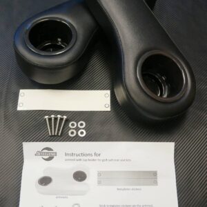 ARMRESTS-BLACK W / CUPHOLDER (SET OF 2)