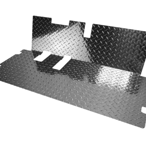 FLOOR MAT-EZGO RXV DIAMOND PLATE POLISHED