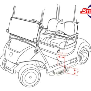 NERF BAR-YAMAHA DRIVE 2 (SET OF 2)