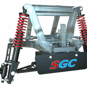 SGC Lift Kit – 6″ Heavy Duty Built-In Coil-Over Shocks Single A-Arm kit for Yamaha G29 (Drive) Electric or Gas