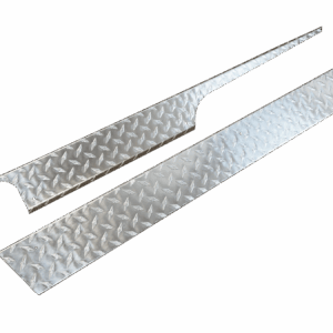 ROCKER PANELS-EZGO RXV DIAMOND PLATE POLISHED (SET OF 2)
