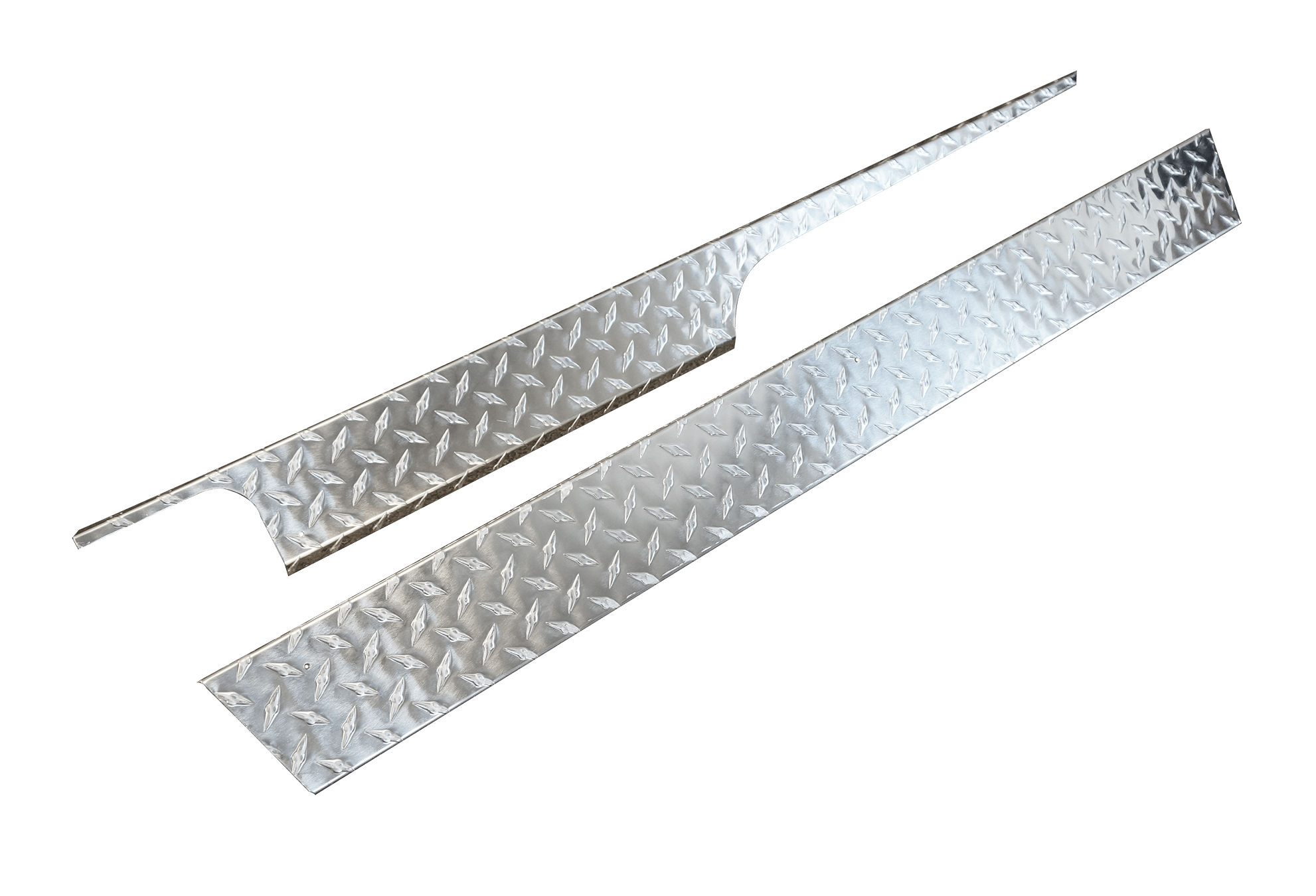 ROCKER PANELS-EZGO RXV DIAMOND PLATE POLISHED (SET OF 2)