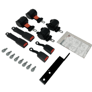 SEAT BELT KIT-4 RETRACTABLE BELTS W/HARDWARE
