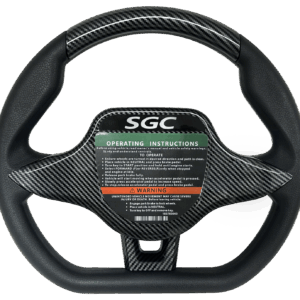 STEERING WHEEL-SGC LOGO CARBON FIBER