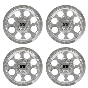 WHEEL COVERS-10″ SS CHROME (SET OF 4)