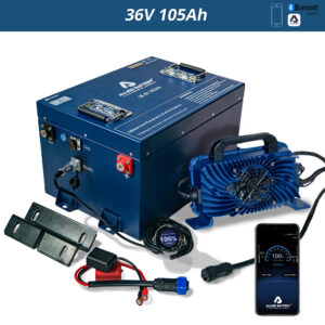 Allied Commercial 36V Lithium LiFePO4 Battery for Golf Carts - 36V 105AH