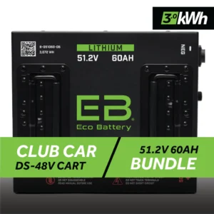 51V 60AH Eco Battery Bundle / Club Car DS