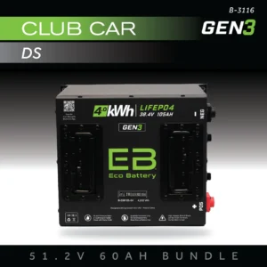 51V 60AH Battery Bundle / Club Car DS [MSRP:$1,978.00 SKU:
