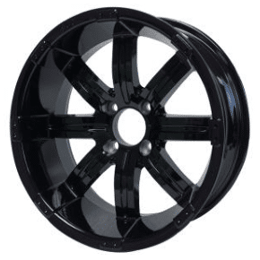 SGC 15″ Tempest Glossy Black Wheel – Aluminum Alloy