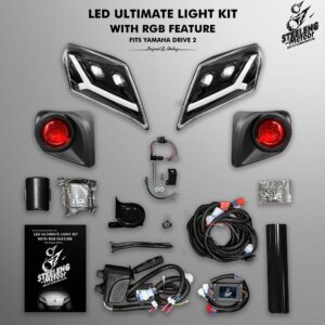 STEELENG Meteor LED ULTIMATE Light Kit for Yamaha Drive 2 (12 Volt)
