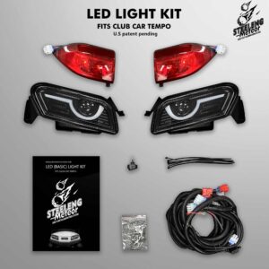 STEELENG Meteor LED BASIC Light Kit for Club Car Tempo (12 Volt)