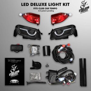 STEELENG Meteor LED DELUXE Light Kit for Club Car Tempo (12 Volt)