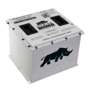 Lithium Rhino 48V 105Ah “CUBE” LiFePO4 Battery for 2004 to 2008 Club Car DS