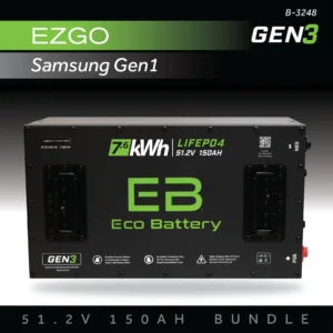 51V 150AH Battery Bundle / EZGO RXV Samsung Gen1 (2017-2021)