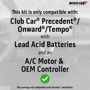 Display Screen Kit for A/C motor Club Car Precedent/Tempo/Onward with Lead Acid Battery Setup