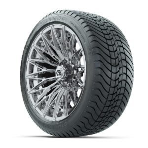 GTW® Blur Chrome 16 in Wheels with 225/40-R16 Mamba Street Tires – Full Set