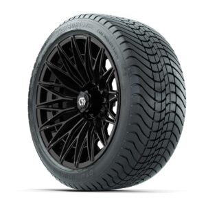 GTW® Blur Gloss Black 16 in Wheels with 225/40-R16 Mamba Street Tires – Full Set