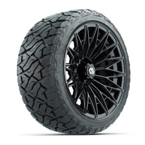 GTW® Blur Gloss Black 16 in Wheels with 225/40-R16 Maverick Hybrid Tires – Full Set