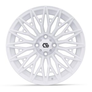 GTW® Blur Gloss White 16 in Wheels with 225/40-R16 Mamba Street Tires – Full Set