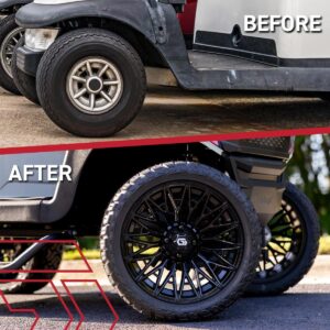 GTW® Blur Chrome 16 in Wheels with 225/40-R16 Mamba Street Tires – Full Set