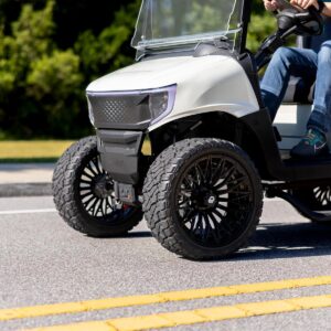 GTW® Blur Chrome 16 in Wheels with 225/40-R16 Maverick Hybrid Tires – Full Set