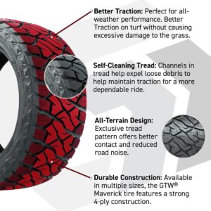 GTW® Blur Chrome 16 in Wheels with 225/40-R16 Maverick Hybrid Tires – Full Set