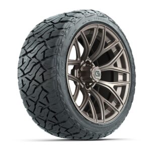 GTW® Monaco Matte Bronze 16 in Wheels with 225/40-R16 Maverick Hybrid Tires – Full Set