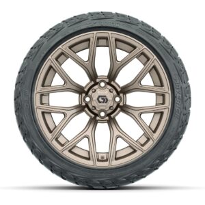 GTW® Monaco Matte Bronze 16 in Wheels with 225/40-R16 Maverick Hybrid Tires – Full Set