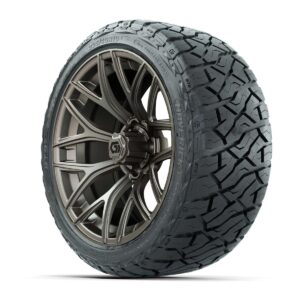 GTW® Monaco Matte Bronze 16 in Wheels with 225/40-R16 Maverick Hybrid Tires – Full Set
