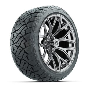 GTW® Monaco Chrome 16 in Wheels with 225/40-R16 Maverick Hybrid Tires – Full Set