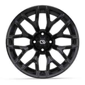GTW® Monaco Gloss Black 16 in Wheels with 225/40-R16 Mamba Street Tires – Full Set