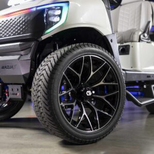 GTW® Monaco Gloss Black 16 in Wheels with 225/40-R16 Mamba Street Tires – Full Set