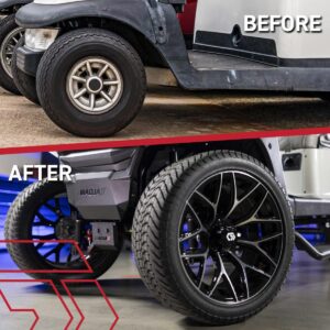 GTW® Monaco Black/Machined 16 in Wheels with 225/40-R16 Mamba Street Tires – Full Set