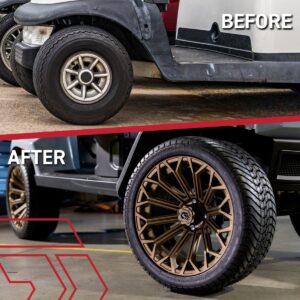 GTW® Phantom Matte Bronze 16 in Wheels with 225/40-R16 Mamba Street Tires – Full Set