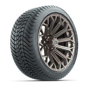 GTW® Phantom Matte Bronze 16 in Wheels with 225/40-R16 Mamba Street Tires – Full Set