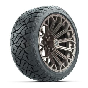 GTW® Phantom Matte Bronze 16 in Wheels with 225/40-R16 Mamba Street Tires – Full Set